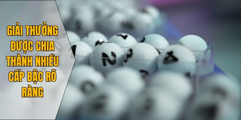 Giải thưởng được chia thành nhiều cấp bậc rõ ràng