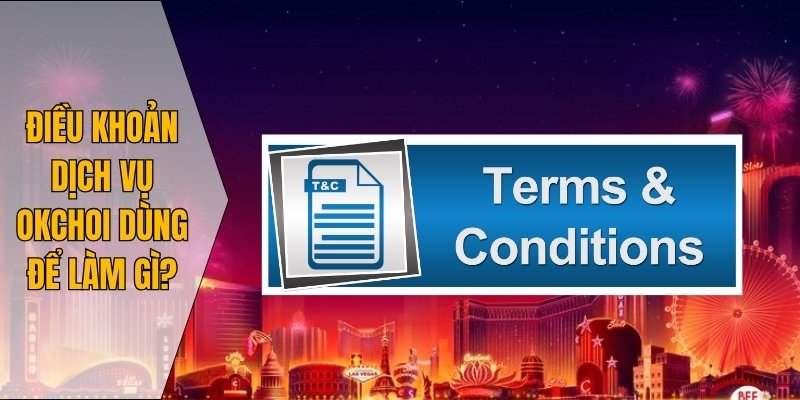 Điều khoản dịch vụ Okchoi dùng để làm gì?
