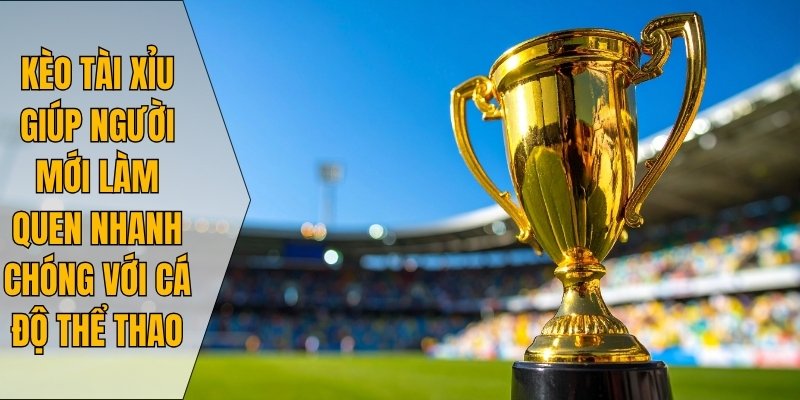 Kèo tài xỉu giúp người mới làm quen nhanh chóng với cá độ thể thao